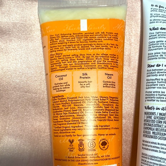 2/$30 or 4/$50 SheaMoisture Curl Enhancing Smoothie+Deva B’Leave-in Curl Cream - Picture 3 of 4